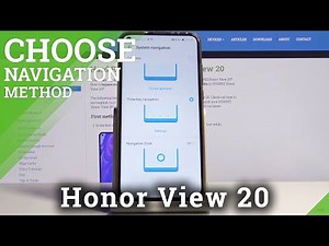 How to Change Navigation Bar on Honor View 20 – Choose Navigation Method
