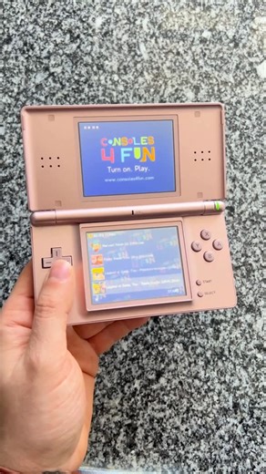 Consoles4Fun | Nintendo DS Lite Metallic Pink 💓💓 #console #nintendo #nintendods #nintendodslite #gaming | Instagram
