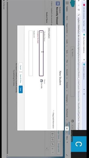 2.5 Saving a Record in a Salesforce Custom Object