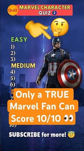 99% of Marvel Fans Can't Name All 10 Characters! 🤯