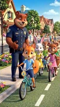 BICYCLE SAFETY FOR KIDS WITH OFFICER BRUNO! | Helmet & Road Rules