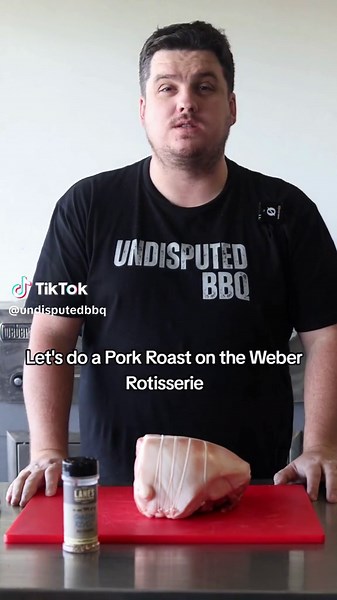 Perfect Weber Rotisserie Pork Leg Roast Recipe