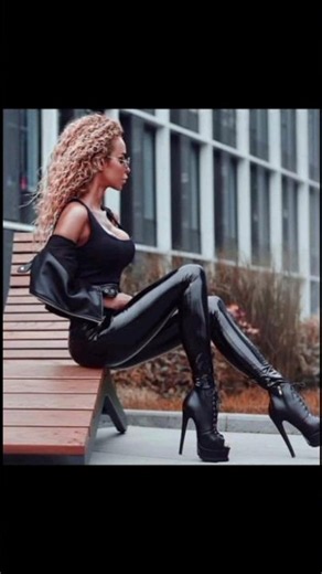 most beautiful and popular leather leggings pants outfit ideas for women