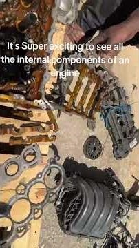 Exciting to see the internal components of an engine.#mechanic#carknowledge#engine#auto#carrepair