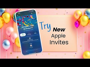 Apple Invites: Easily Create & Send Event Invitations on iPhone & iPad!