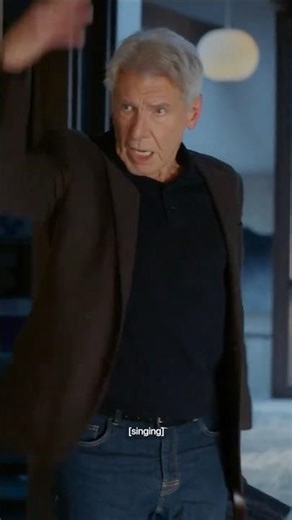 Harrison Ford sings Indiana Jones theme in Shrinking