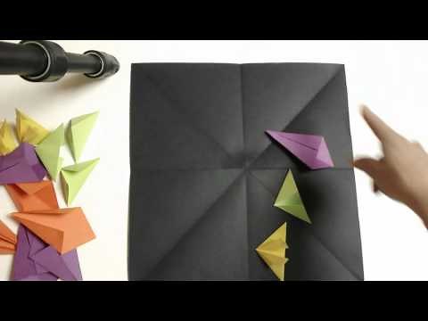 Radial Origami Relief Sculpture-Creating
