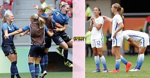 Viker sig av skratt efter Rolfös upptåg