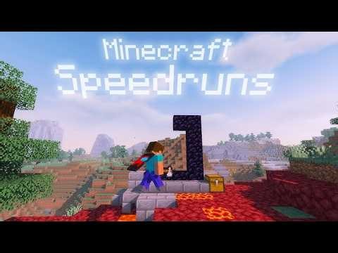 Minecraft Hardcore But I Speedrun (For The First Time)