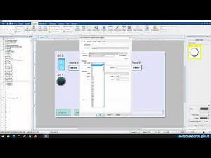Corso di programmazione pannelli HMI Weintek: i controlli grafici animazione