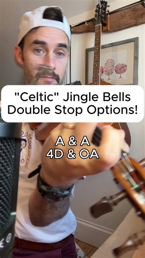 Double Stop Fiddle Tips on Jingle Bells 😊👏🏼🎄 #violin #learnfiddle #celticfiddle #jinglebells