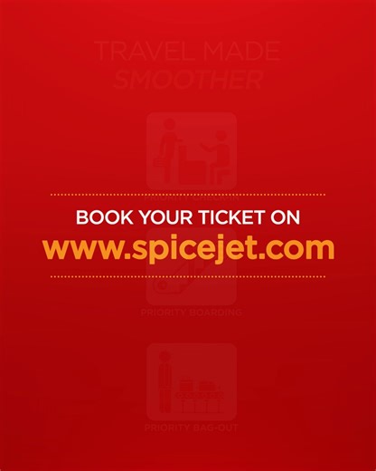 2.5K views · 22 reactions | Some things are worth the wait: your food delivery, a good movie, your flight. But airport queues? Nope. Let's skip those. You1st puts You 1st, literally. From check-in to baggage claim. Your time is too precious to spend it in a line. #flyspicejet #spicejet #You1st #flights #aviation #travel #addspicetoyourtravel | FlySpiceJet | Facebook
