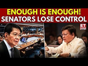 Philippines LIVE: Senators EXPLODE In Unbelievable Showdown | ET Now | Senate Live | Breaking News