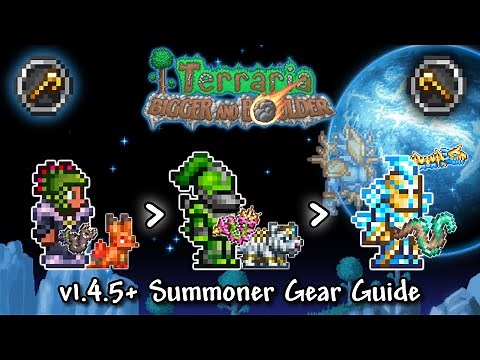 Terraria 1.4.5 Summoner Gear Progression Guide (Bigger and Boulder Update)