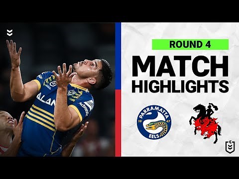 Parramatta Eels v St George Illawarra Dragons | Match Highlights | Round 4, 2022 | NRL