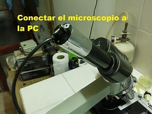 Como conectar el microscopio a la computadora por el puerto USB