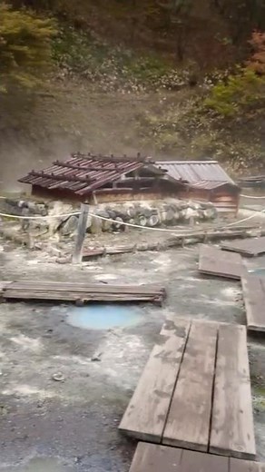 奥日光【湯元温泉 源泉】🍁シーズン 4K #shorts