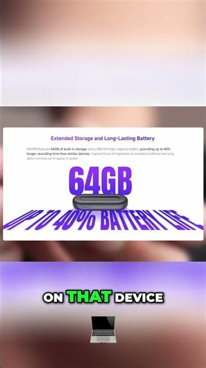 ANYPIN Note Pod P1 Never Run Out of Space or Power!