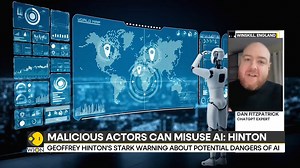 2.7K views · 39 reactions | 'Humanity has 10% to 30% chance of being extinct in the next 30 years' says the 'godfather' of artificial intelligence. What does #GeoffreyHinton's stark warning mean for the world/ Mohammed Saleh joined by Dan Fitzpatrick, ChatGPT expert, for perspective. #TechNews | WION | Facebook