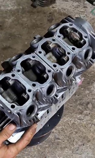 Honda Wave engine upgraded to 4 cylinders. P1.2 #mechanic #diy #typ