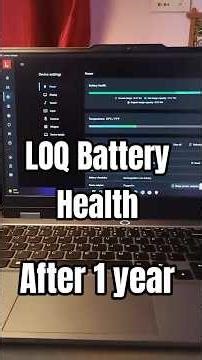 Lenovo LOQ Battery health #shorts #shortfeed #lenovoloq #review #batterylife