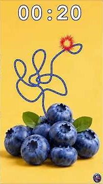 1 Minute Blueberry BOOM Timer | Explosive Countdown