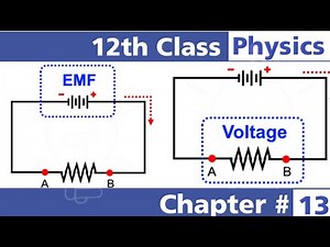 EMF and Potential Difference in Urdu Hindi || 12th Class Physics - Chapter 13