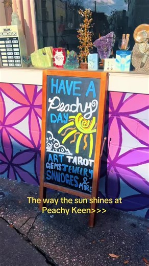 In love with how the sun makes our gorgeous pieces sparkle 🌞✨ We have crystals, jewelry, art, books, tarot, and more here at Peachy Keen! 💗🌷 Come by and enjoy these gems that are bound to make you shine!!💫 #charlestonsc #trending #healingcrystals #jewelry #sunshine