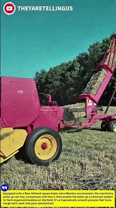 MESMERIZING FARMING! Watch How Hundreds Of Hay Bales Are Made & Stacked #farmlife #tractor #smart