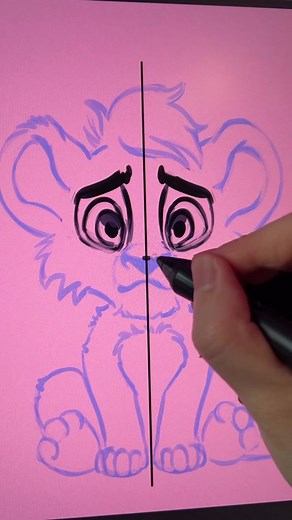 Kovu Fan Art: Drawing in The Lion King Style