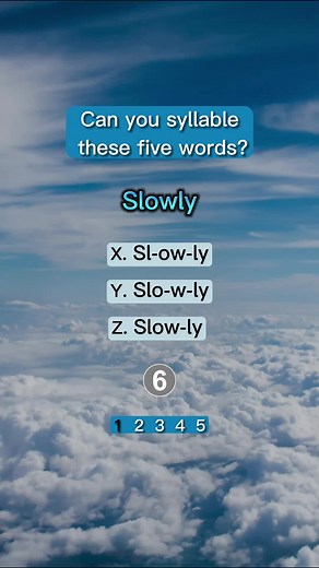 Can you syllable these five words? #englishwriting #englishtest #syllable