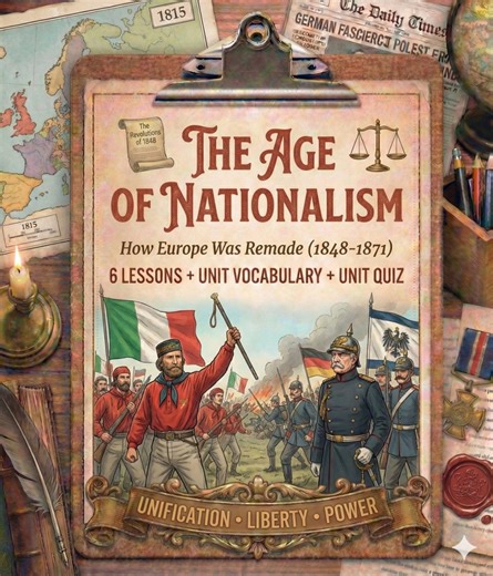 No Prep. Ready to Print. HS History. Age of Nationalism Unit. 6 Lessons, Vocab Unit, Unit Quiz. No Textbook Needed. - Etsy