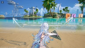 40K views · 872 reactions | #TowerofFantasy Version 4.3 Map New Feature: Paper Plane ✈️ After the version update, the location of paper planes will randomly refresh on the Gesthos network map. Pick up a paper plane, choose a direction, and throw it. The flight path will appear randomly. ✨ | Tower of Fantasy | Facebook