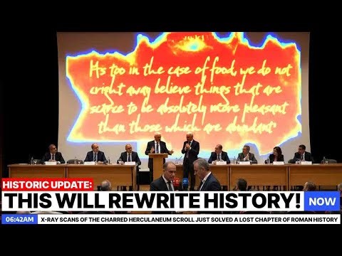 X-Ray Scans of the Charred Herculaneum Scroll Just Solved a Lost Chapter of Roman History