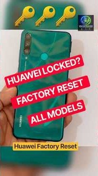 Huawei Screen Lock Removal & Factory Reset | All Huawei Models