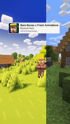 Barebones x Fresh Animations to make Minecraft Trailer in game #minecraft #minecrafttrailer #minecrafttutorial #minecraftmemes