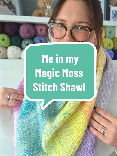 How to Style the Magic Moss Stitch Shawl