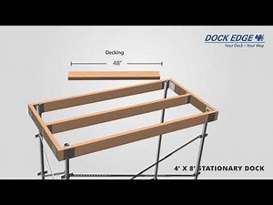 Dock Edge+ | DIY 4x8 Stationary Dock | diy-docks.com