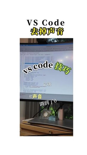 VS Code 去掉跑代码的声音 #vscode #visualstudio #使用技巧分享 vs code跑代码的时候总有哒哒的声音，可以轻松通过修改json file去掉。 #vscode使用技巧
