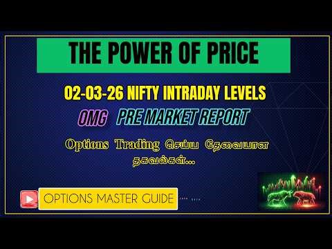 02-03-2026 OMG Pre Market Report | Options Trading செய்ய தேவையான தகவல்கள் #omg #optiontrading #tamil
