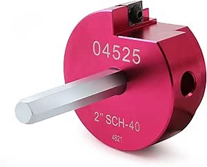 Pvc Pipe Reamer Tool SCH40 Pipe Reamer - PPR200 Tesmirror PVC Fitting Saver 2 Inch Aluminum Head for SCH40 PVC, ABS CPVC Pipe Clean Ream with 3/8" Hex Shaft for Water Lines, Drain Lines, Vent Lines - Amazon.com