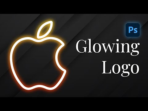 How to Make a Neon Logo in Adobe Photoshop | the neon light effect on Photoshop