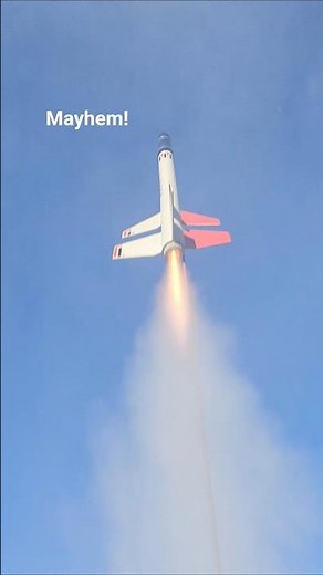 Mayhem 2 Stage Rocket Launch! Discount Code in Description Below! #rockets #nasa #artemis2