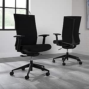 HON Basyx Movement Commercial-Grade Mesh Task Chair, Office Chair, in Black (BSX170VA10T)