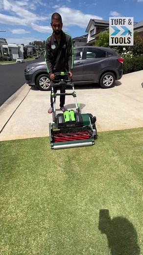 Allett Stirling Battery Cylinder Mower with Interchangeable Cartridges