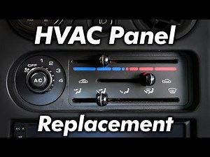 How To Replace an HVAC Panel in a Car