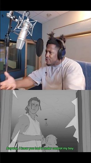 Junichiro Jackson - BTS with Eric Jamal of Coast Contra #jj #voiceacting #anime #storyboard