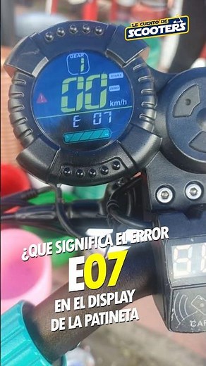 How to fix Error E07 on an electric scooter.