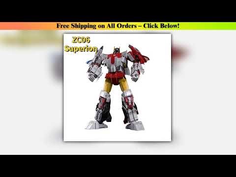 Transformation ZETA Toys ZC06 ZC-06 Superion Silverbolt Slingshot Skydive Airraid Fireflight Small
