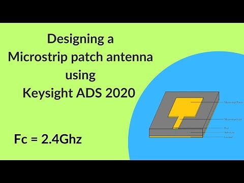 Design of Microstrip Patch antenna for 2.4Ghz in ADS